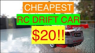 RC Drift Car CHEAPEST 124 SCALE 20 REVIEW [upl. by Engdahl10]