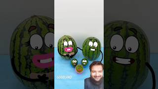 Watermelon operation animation funny watermelon satisfying doodles shorts shortsfeed youtube [upl. by Ahtamat]