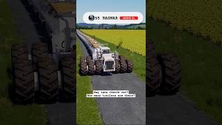 Record wheat trailer amp Kaç tane römork var  amp How many trailers are there fs22 shorts [upl. by Lanae]