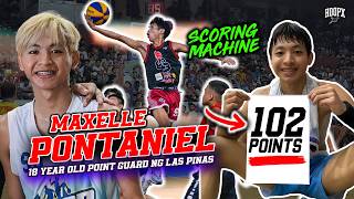 BATANG UMISKOR NG 102 POINTS SA INTERBRGY ANG BUHAY BASKETBALL NI MAXELLE PONTANIEL [upl. by Aseret204]