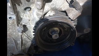 RX8 eccentric shaft main bolt removal [upl. by Nallid]