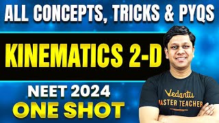 Kinematics 2D In One Shot  All Concepts Tricks And PYQs  NEET 2024 Physics  Restart Series [upl. by Nosraep]