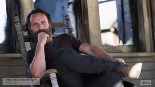 Andrew Lincoln and Danai Gurira talk about Ricks season 5 beard [upl. by Rehpotsirhk]