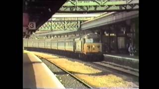 Trains In The 1980s  Exeter Summer 1987 [upl. by Sldney]