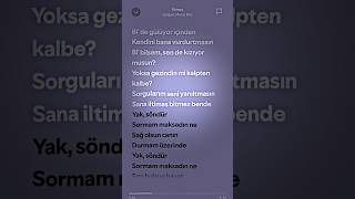 sana iltimas bitmez bende🤤 spotifylyrics speedsong [upl. by Ianej660]