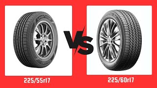 Tire Size 22555r17 vs 22560r17 [upl. by Flessel294]