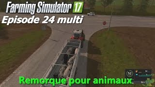 Farming Simulator 17 multi Episode 24 PC [upl. by Alat]