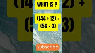 Math Quizzes for all and High school grade 6 AND 12 exponentialequation riddle mathshorts [upl. by Nimajnab]