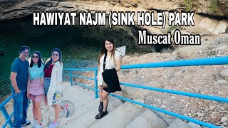 MUSCAT HAWIYAT NAJM SINK HOLE PARK OMAN  TRAVEL VLOG  JUDITH MIXED VLOG [upl. by Ltney]