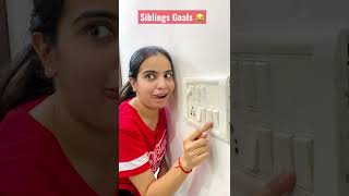 How siblings irritate each other  😂 priyalkukreja shorts ytshorts [upl. by Enyar]