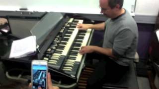 Berklee Hammond Organ Class at wDave Limina [upl. by Nosyk829]