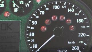 Audi A4 B6 Dashboard Warning Lights Diagnostic Reset Tools [upl. by Enirahtak670]