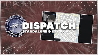 FiveM Dispatch Script Police EMS etc  tkdispatch [upl. by Hugh]