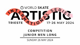 World Skate AIS24 Trieste  Competition Junior Men Long  26052024 [upl. by Gio587]