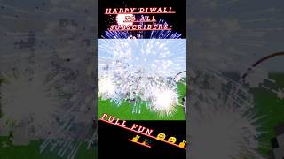 Happy diwali all 👍 my subscribers Destroy world😎😈👹🤗☺️ [upl. by Aroc108]