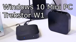 Trekstor W1  Full Windows 10 Mini PC  Handson amp Interview [upl. by Ramin]