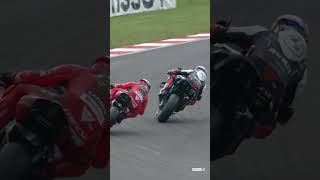 The WINNING overtake of Toprak on Bulega 🏆  2024 UKWorldSBK 🇬🇧 [upl. by Daub529]