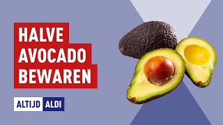 Avocado bewaren Hoe bewaar je een halve avocado  Altijd ALDI [upl. by Petronilla]