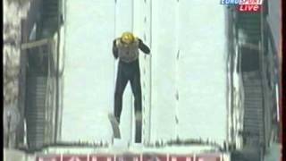 Veli Matti Lindstroem  2325m  Planica 2003  fall [upl. by Aoket724]