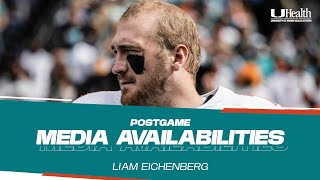 Liam Eichenberg meets with the media  Miami Dolphins [upl. by Syned]