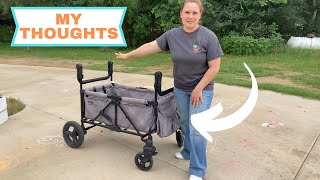 Watch BEFORE You Buy Mom of 5 Reviews The JEEP STROLLER WAGON [upl. by Ojibbob]