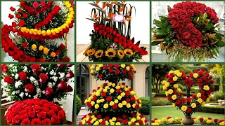 Most Beautiful Ikebana Fresh Flowers Decoration Ideas2024 [upl. by Brahear]