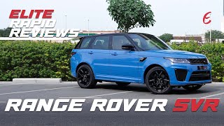 2022 Land Rover Range Rover SVR Ultimate Edition  The Elite Cars Showroom [upl. by Yrreg304]