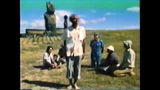 Rapa Nui native demonstrates how Easter Island moai statues walked [upl. by Goldina]