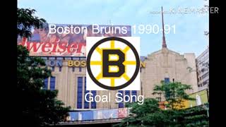 Boston Bruins 199091 Goal Song [upl. by Eibrik]