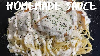 How to make the BEST Home Made Alfredo Sauce  From Scratch [upl. by Ragland]