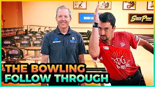 Pro Bowling Tip How to Repeat a Consistent Follow Through [upl. by Hathcock]