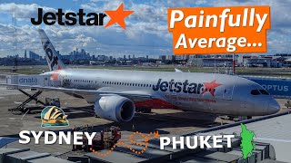 Flying LONGHAUL on a LOW COST Airline  Jetstar B7878 Trip Report  Sydney SYD to Phuket HKT [upl. by Ahseined]