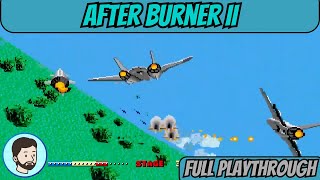 After Burner II Mega Drive  Full Playthrough [upl. by Eidolem820]