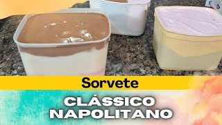 SORVETE CLÁSSICO NAPOLITANO confira passo a passo essa receita deliciosa [upl. by Dlorah842]