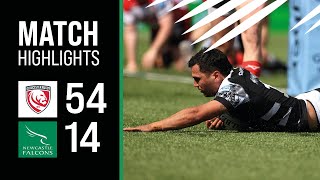 Match Highlights  Gloucester Rugby v Newcastle Falcons  Gallagher Premiership  Round 18 [upl. by Particia132]