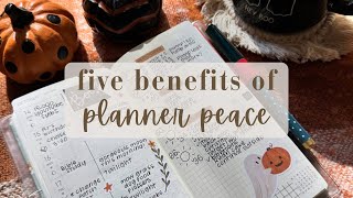 Five Benefits of Planner Peace [upl. by Okiman23]