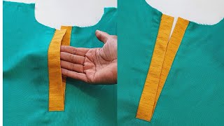 how to make perfect placket easy way  Sewing tips and tricks technical  Sewing basicsewing [upl. by Sid]