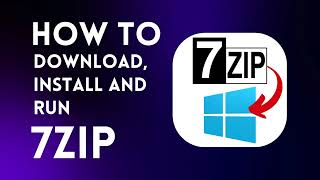 How to quickly download install and run 7zip on Windows install 7zip windows video viral fyi [upl. by Ahsikyt]