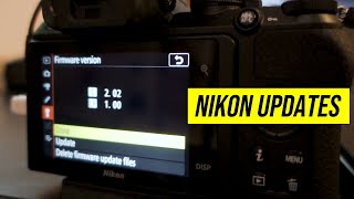 How To Update Your Nikon Z50 Firmware Tutorial [upl. by Marston542]