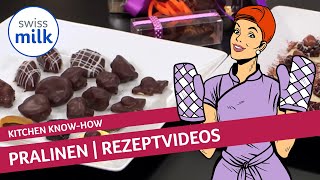 Metas Classics Wie kann man Pralinen selber machen  Rezeptvideo  Swissmilk 2015 [upl. by Elburt997]