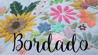 7 PUNTADAS A MANO PARA BORDAR  TUTORIAL [upl. by Odraleba199]