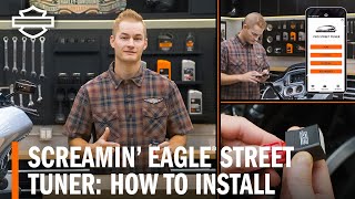 How to Install HarleyDavidson Screamin Eagle Pro Street Tuner [upl. by Luane]