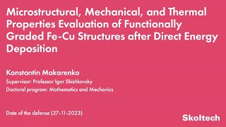 PhD Thesis Defense Konstantin Makarenko [upl. by Eiromem]