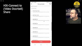 HIK Connect APP Video Doorbell Device share [upl. by Akemat]