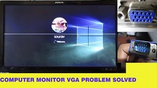 HOW TO FIXREPAIR MONITOR VGA Computer display problem solved [upl. by Fry579]