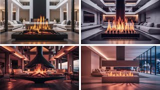 Living Room with a Digital Fireplace [upl. by Ylloj522]