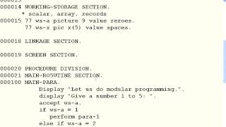 COBOL 8 Perform and Loops [upl. by Aihseken104]