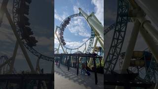 Colossus Cobra Roll at Thorpe Park shorts [upl. by Ramunni]