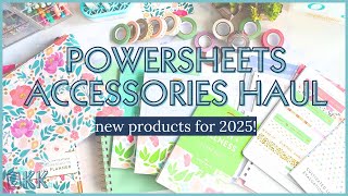 PowerSheets Accessories Huge Haul NEW Cultivate What Matters 2025 Stickers Tending Tape and Snap Ins [upl. by Nref]