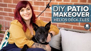 DIY Patio Makeover  Patio Ideas  Gorgeous Backyard Deck Transformation [upl. by Yerffoeg453]